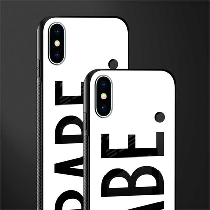 babe glass case for iphone x image-2