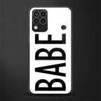babe back phone cover | glass case for samsung galaxy m33 5g
