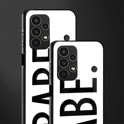 babe back phone cover | glass case for samsung galaxy a13 4g