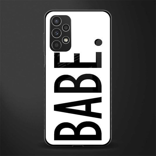 babe back phone cover | glass case for samsung galaxy a13 4g