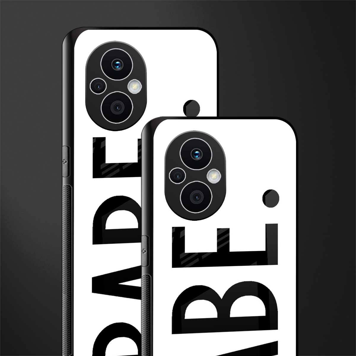 babe back phone cover | glass case for oppo f21 pro 5g
