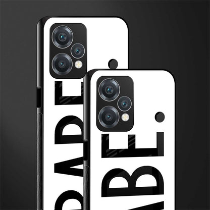 babe back phone cover | glass case for oneplus nord ce 2 lite 5g