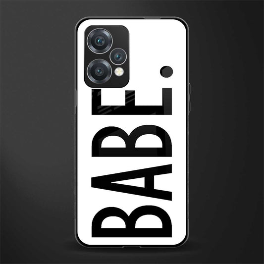 babe back phone cover | glass case for oneplus nord ce 2 lite 5g