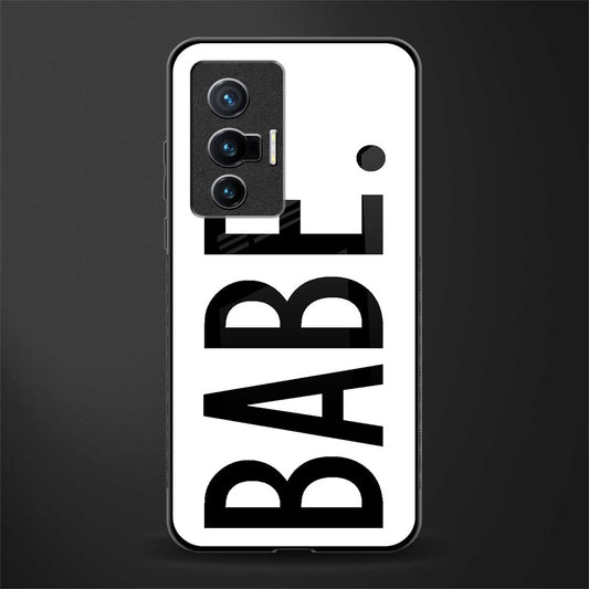 babe glass case for vivo x70 image