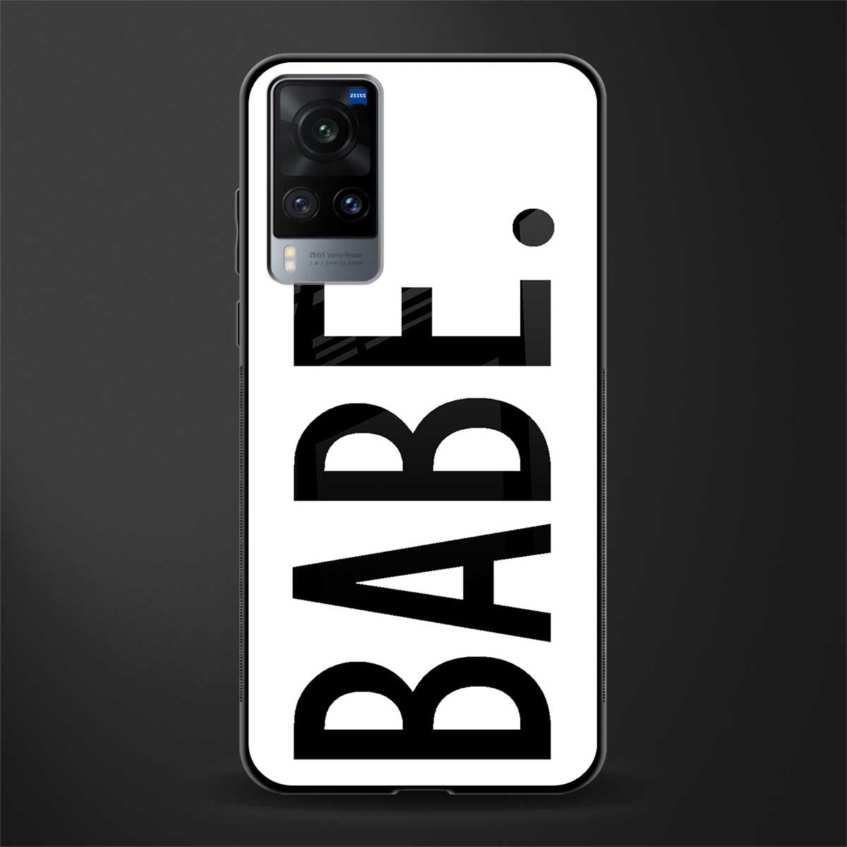 babe glass case for vivo x60 image