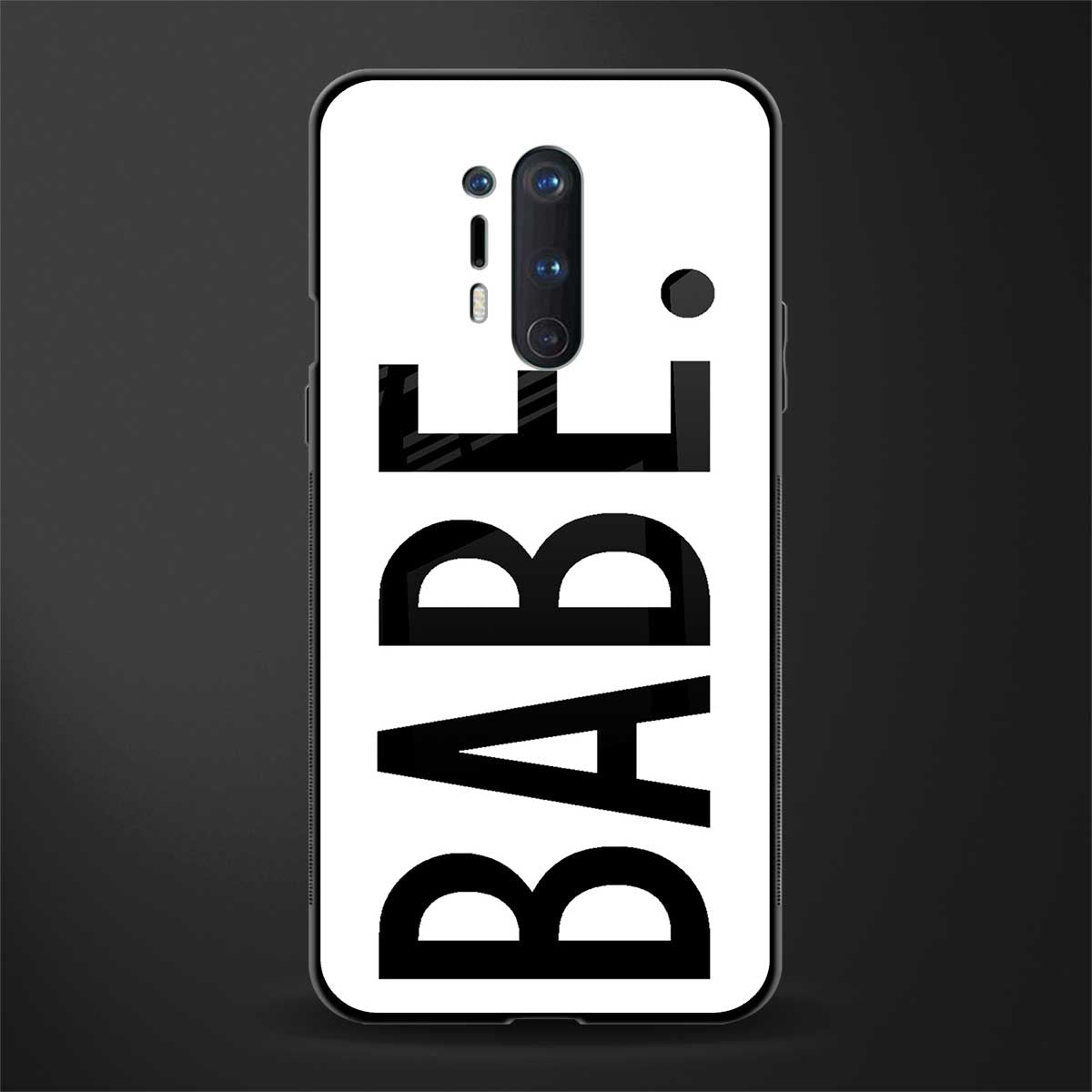 babe glass case for oneplus 8 pro image