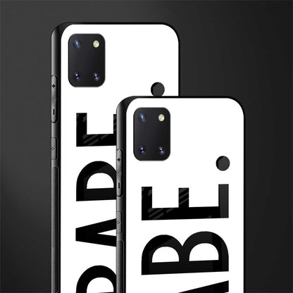 babe glass case for samsung a81 image-2