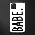 babe glass case for samsung a81 image
