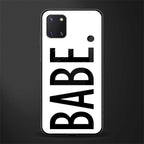 babe glass case for samsung a81 image