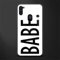 babe glass case for samsung a11 image