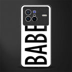 babe glass case for vivo x80 image
