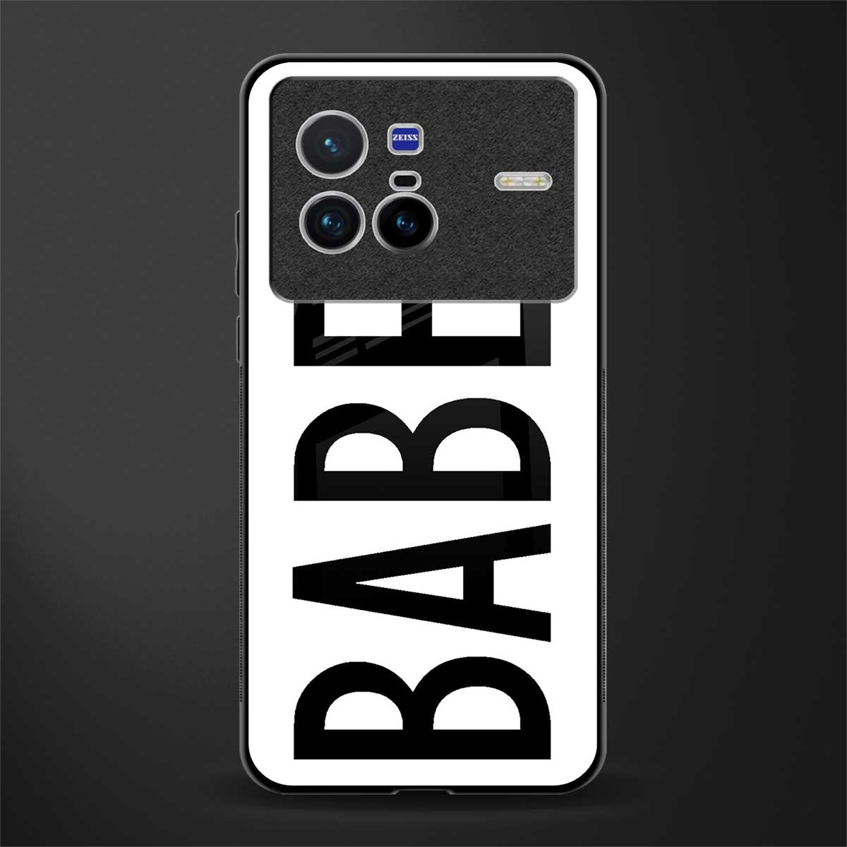 babe glass case for vivo x80 image