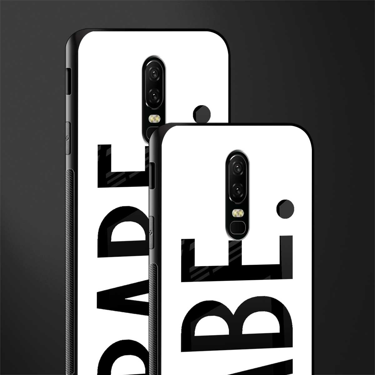babe glass case for oneplus 6 image-2