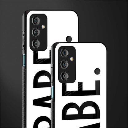 babe back phone cover | glass case for samsung galaxy f23 5g