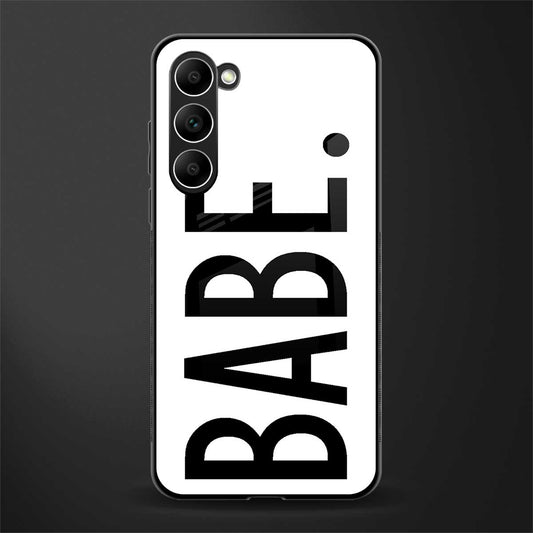 babe glass case for phone case | glass case for samsung galaxy s23 plus