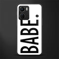 babe back phone cover | glass case for vivo y16