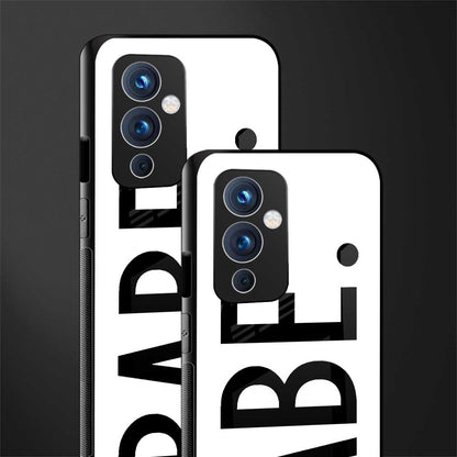 babe back phone cover | glass case for oneplus 9