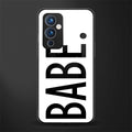 babe back phone cover | glass case for oneplus 9