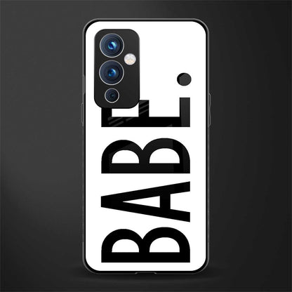 babe back phone cover | glass case for oneplus 9