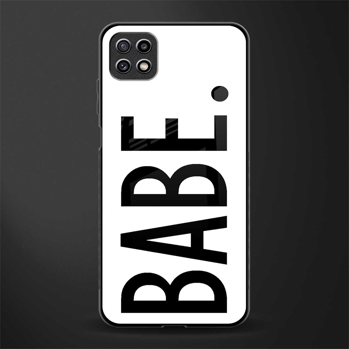 babe back phone cover | glass case for samsung galaxy f42