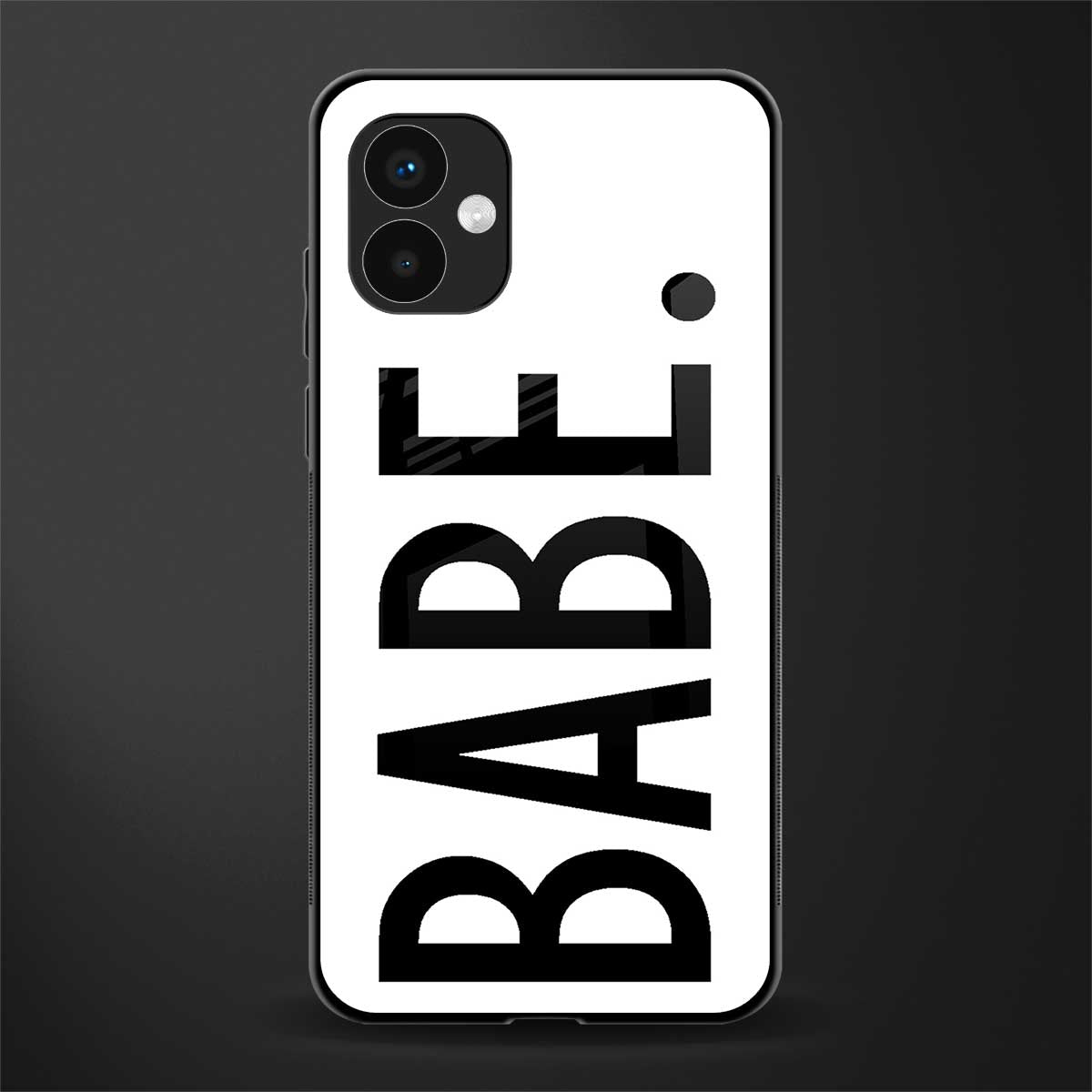 babe back phone cover | glass case for samsung galaxy a04