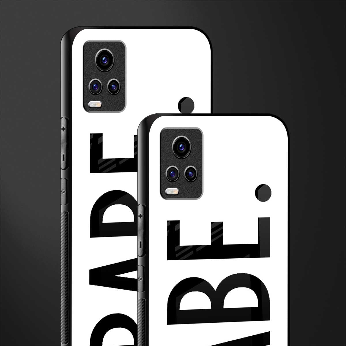 babe back phone cover | glass case for vivo v21e 4g
