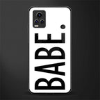 babe back phone cover | glass case for vivo v21e 4g