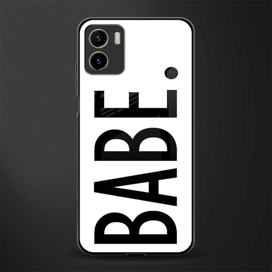 babe back phone cover | glass case for vivo y72