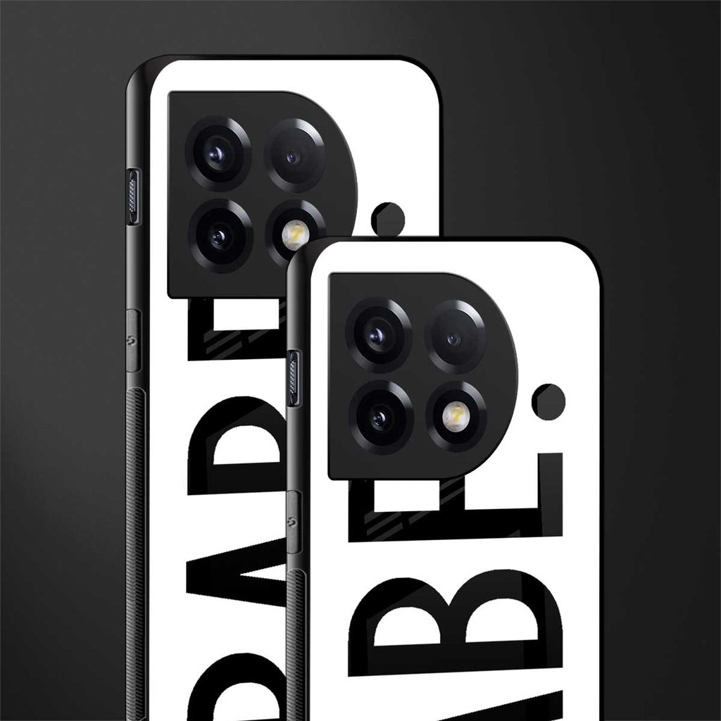 babe back phone cover | glass case for oneplus 11