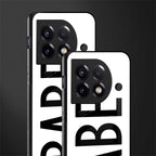babe back phone cover | glass case for oneplus 11