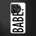 babe back phone cover | glass case for oneplus 11
