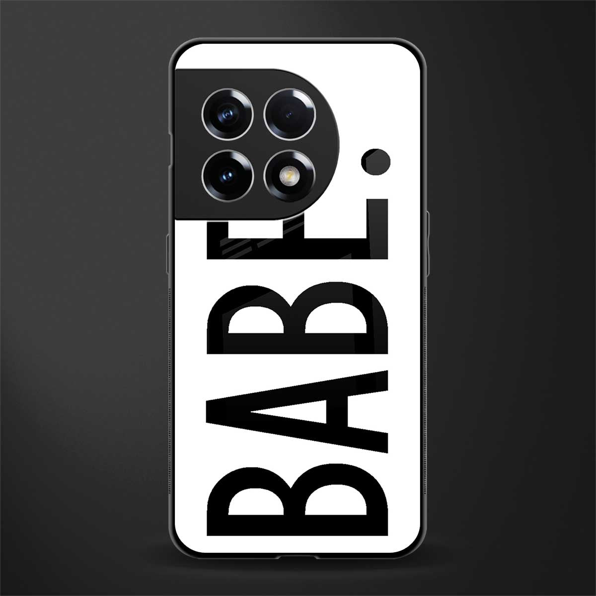 babe back phone cover | glass case for oneplus 11r