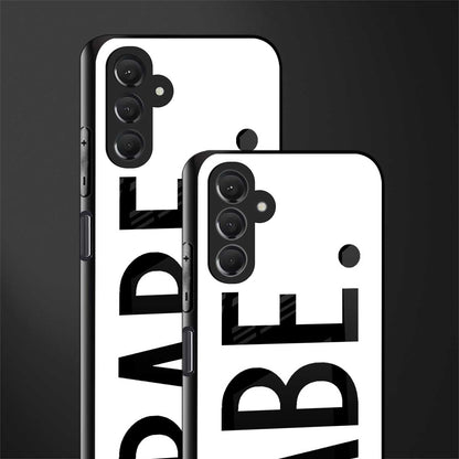 babe back phone cover | glass case for samsun galaxy a24 4g