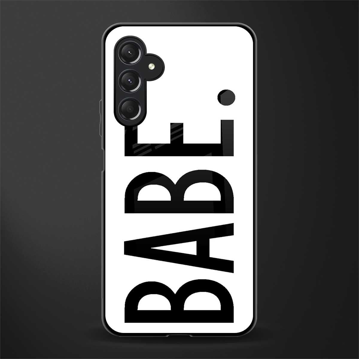 babe back phone cover | glass case for samsun galaxy a24 4g