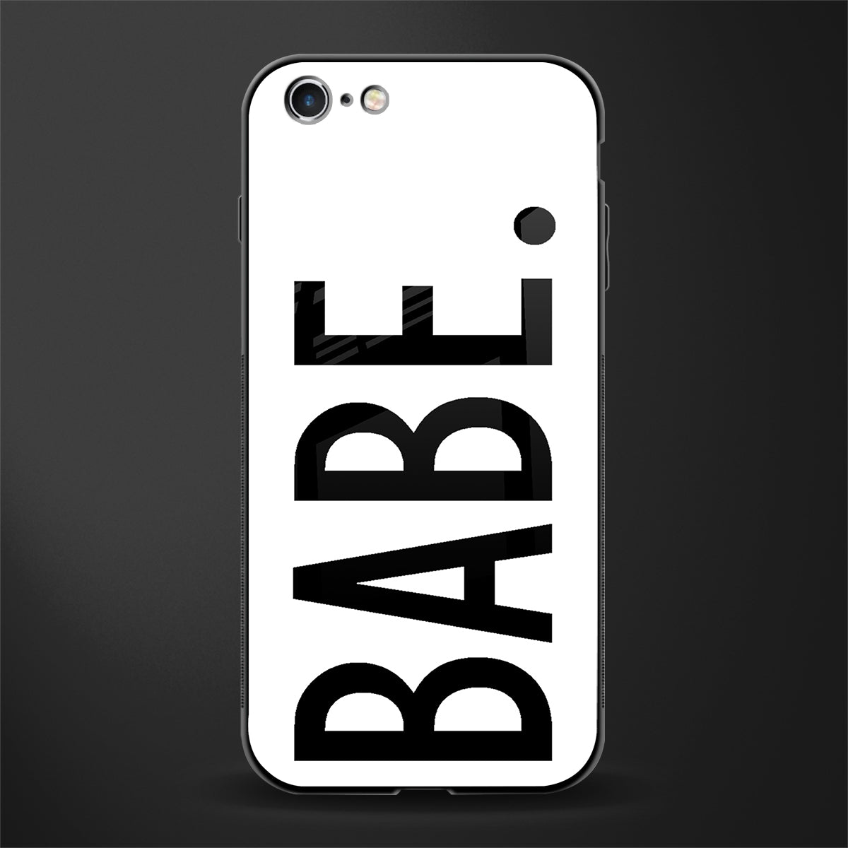 babe glass case for iphone 6s plus image