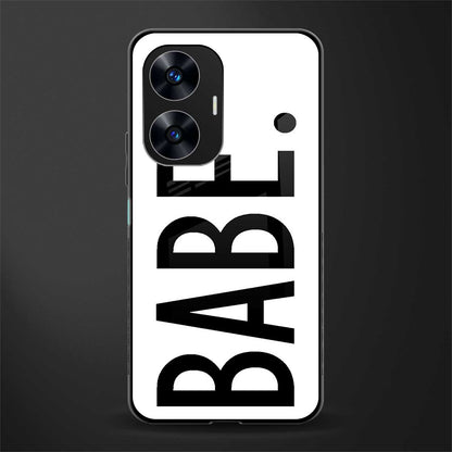 babe back phone cover | glass case for realme c55