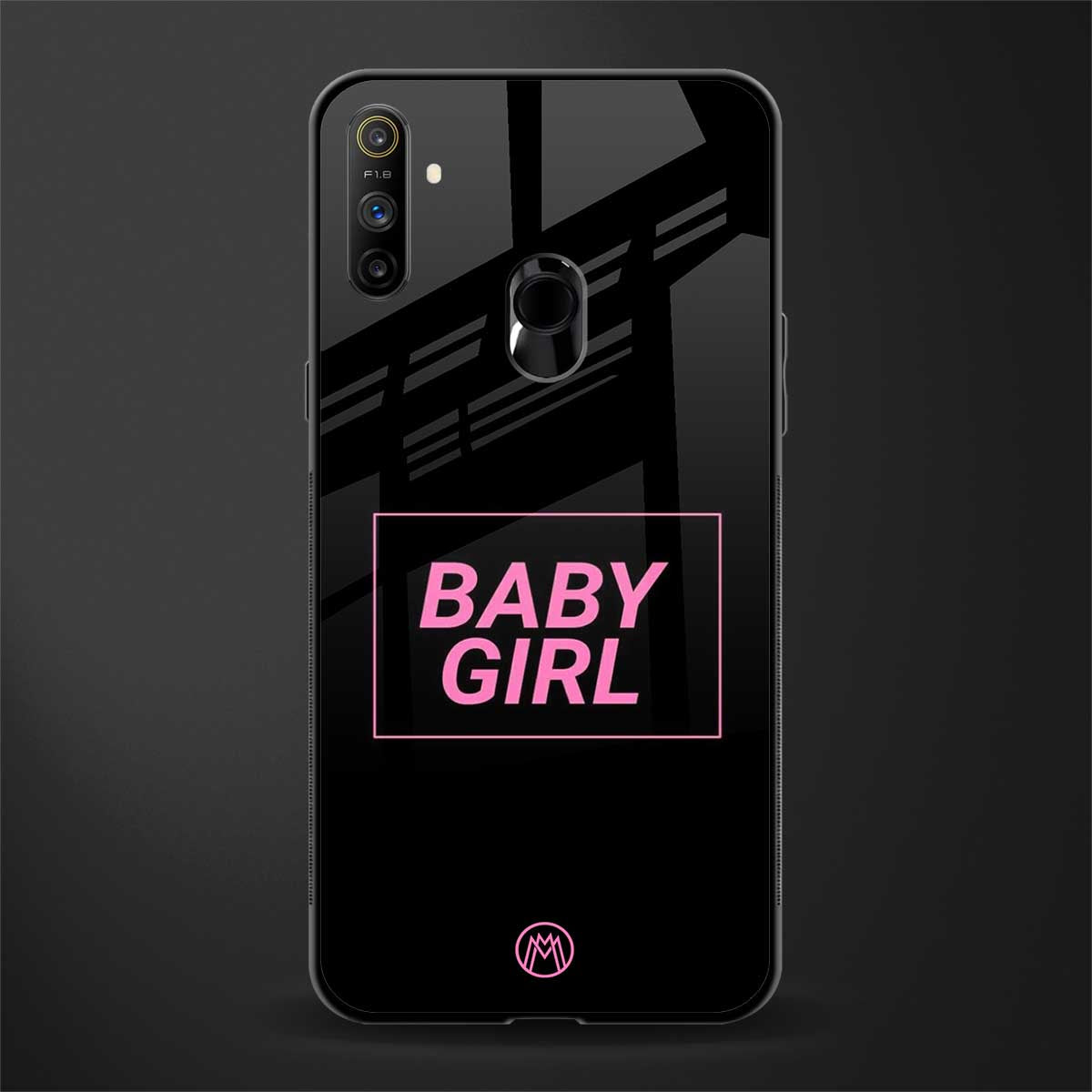 baby girl glass case for realme narzo 20a image