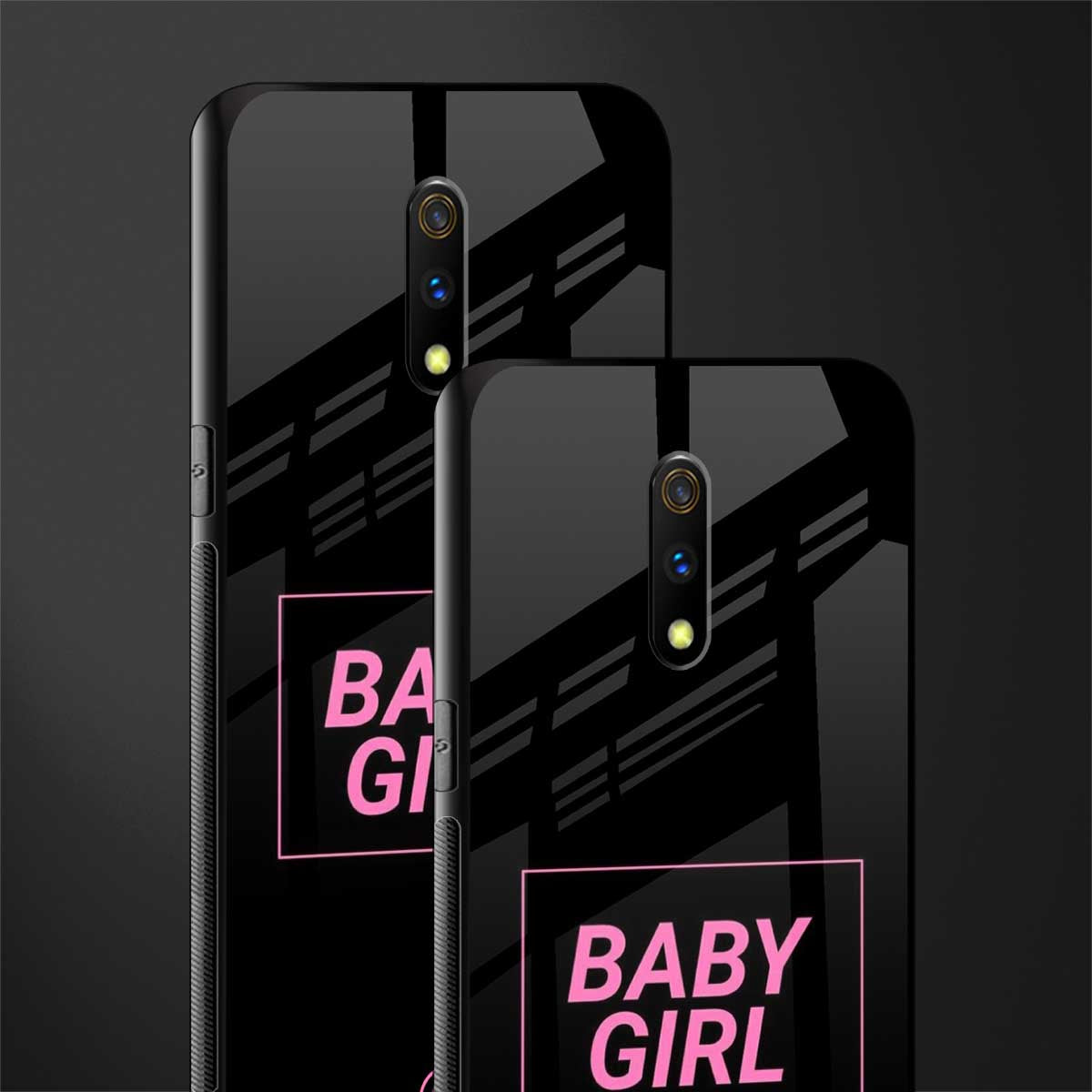 baby girl glass case for realme x image-2