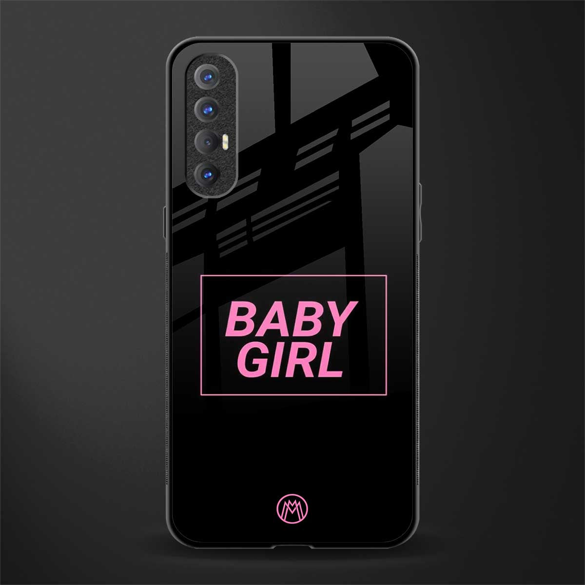 baby girl glass case for oppo reno 3 pro image