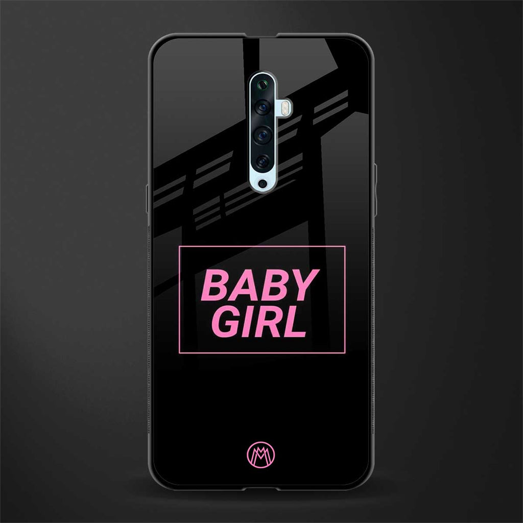 baby girl glass case for oppo reno 2f image