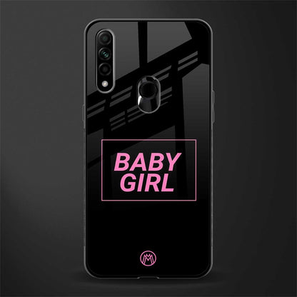 baby girl glass case for oppo a31 image