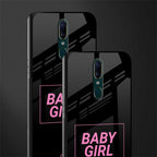 baby girl glass case for oppo a9 image-2