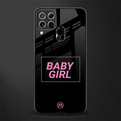 baby girl glass case for realme c15 image