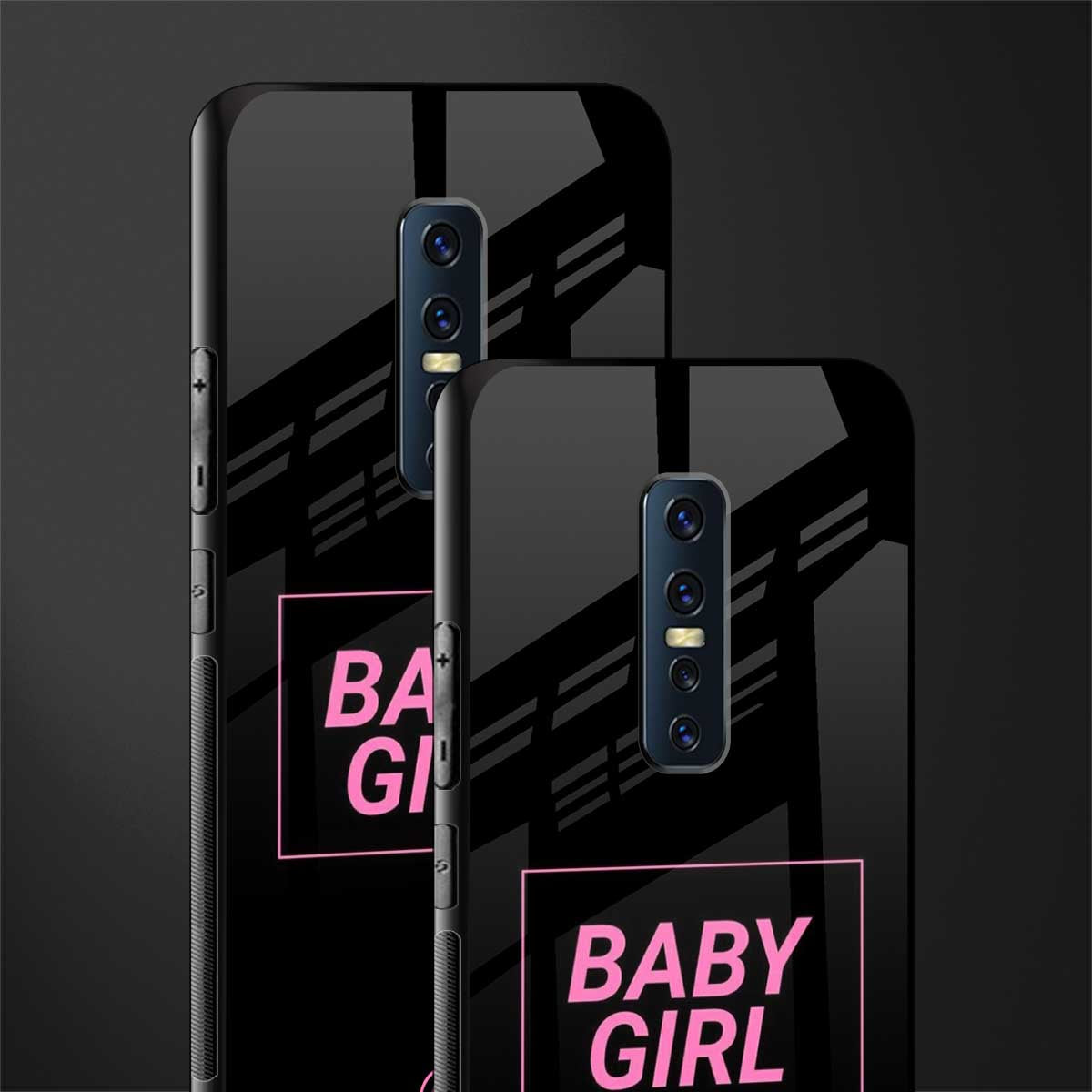 baby girl glass case for vivo v17 pro image-2