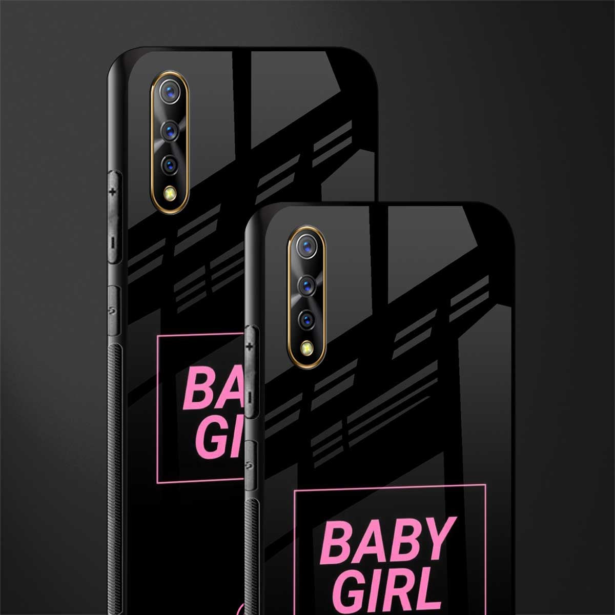 baby girl glass case for vivo s1 image-2