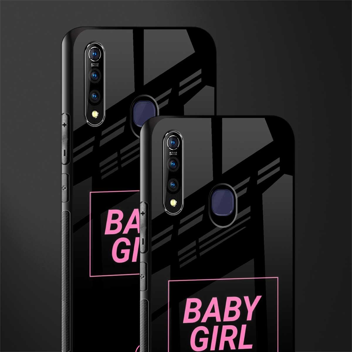 baby girl glass case for vivo z1 pro image-2