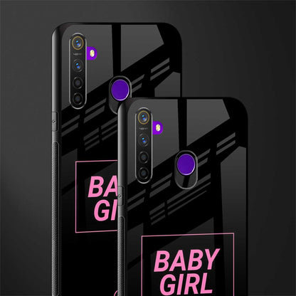 baby girl glass case for realme 5 pro image-2