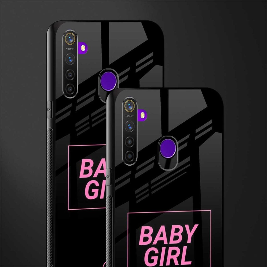 baby girl glass case for realme 5 image-2
