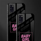 baby girl glass case for samsung galaxy a31 image-2