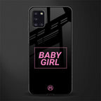 baby girl glass case for samsung galaxy a31 image